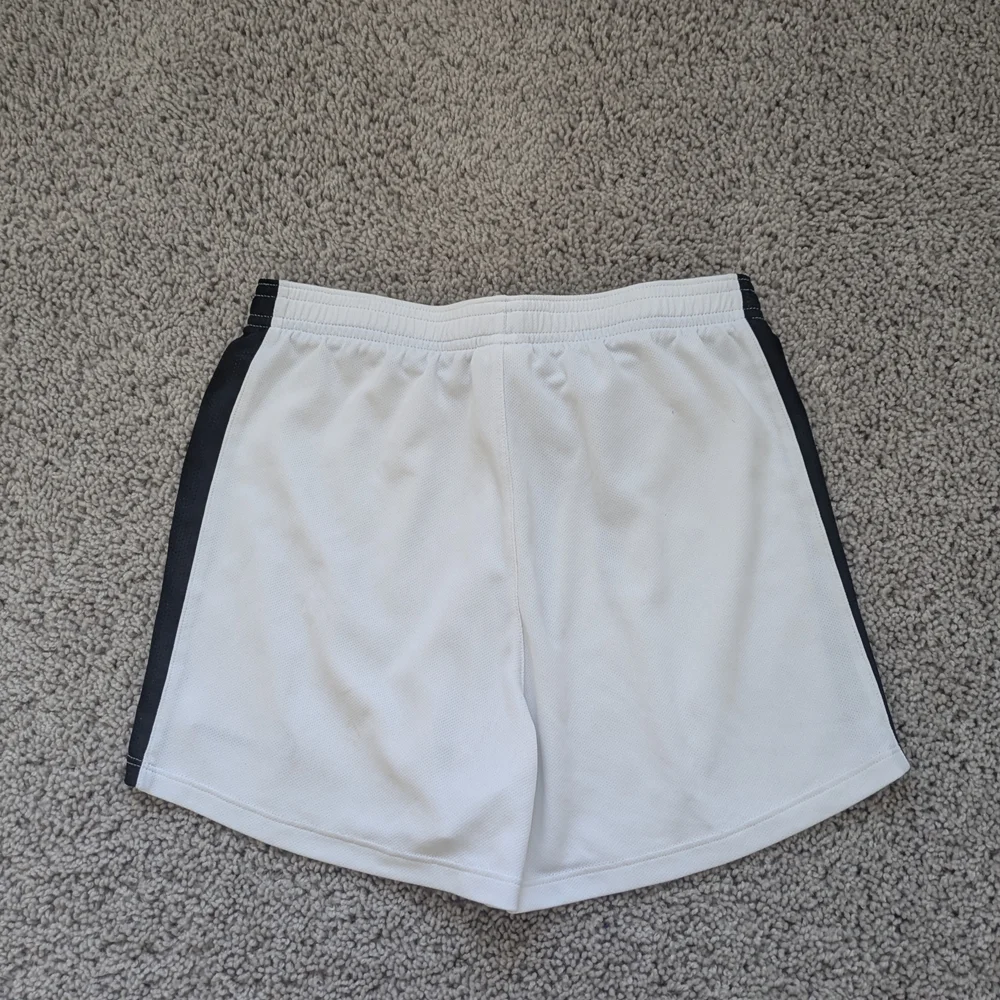 Nike Dri-FIT White Soccer Shorts with Black Accents - Picture 4 of 4